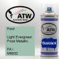 Preview: Ford, Light Evergreen Frost Metallic, FA / M6632: 400ml Sprühdose, von ATW Autoteile West.